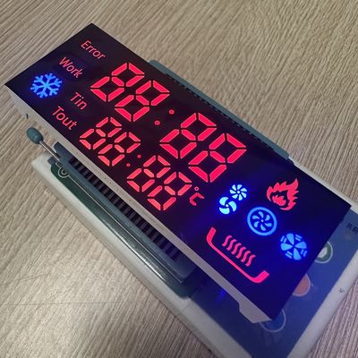 Good price Customized 7 Segment LED Display Common anode Ultra Red/Blue for Gas Cooker Controller online