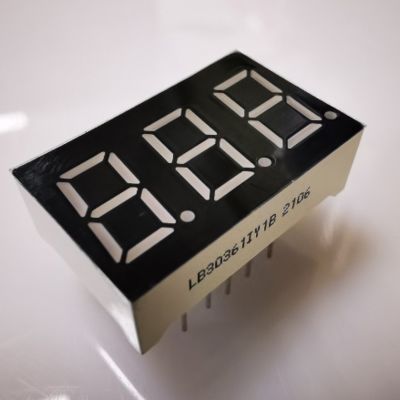 Good price 7 Segment 3 Digit 9.2mm Super Bright Amber LED Display Common Anode for Panel Meter online