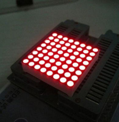 Good price 1.26-inch 3mm 8 x 8 Amber Dot Matrix LED Display online