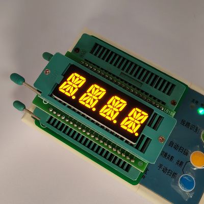 Good price Ultra Bright Yellow 4 Digit 16 Segment Alphanumeric LED Display for Instrument Panel online