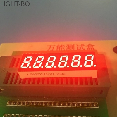Good price Small Size 8mm 6 Digit 7 Segment Led Display 0.31inch For Tempearture Indicator online
