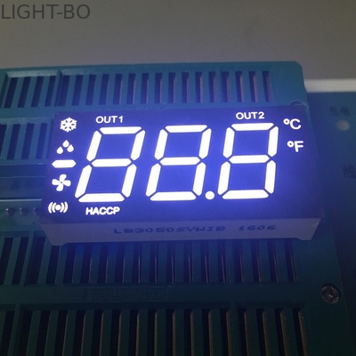Good price Ultra White Common Cathode 7 Segment Display , Led Mobile Billboard 80-100mcd online