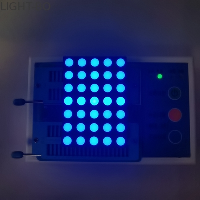 Good price Bright Blue 14 Pins 635nm 100mcd 5x7 Dot Matrix LED Display online
