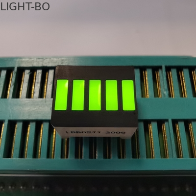 Good price 5 Segment 574nm Common Cathode LED Light Bar For Battery Display online