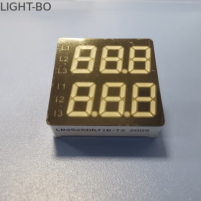 Good price 18mm Height 7 Segment LED Display 80mW Dual Line 4 Digits For Instrument Panel online