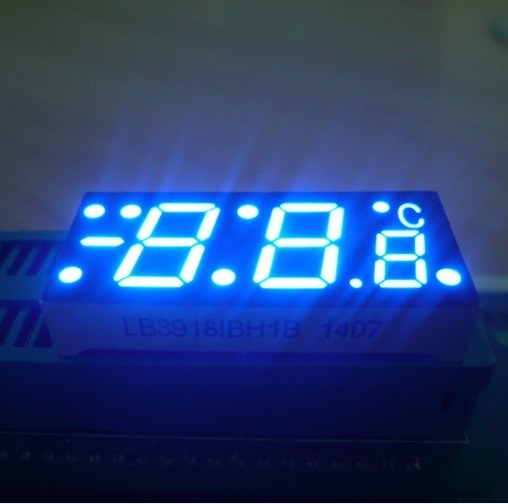 Custom ultra blue common anode Seven Segment Led Display Apply To ...