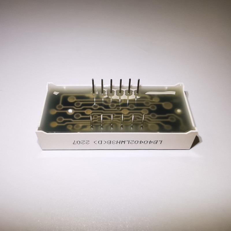 5V 16 Segment LED Display Black Surface Color For Digital Applications