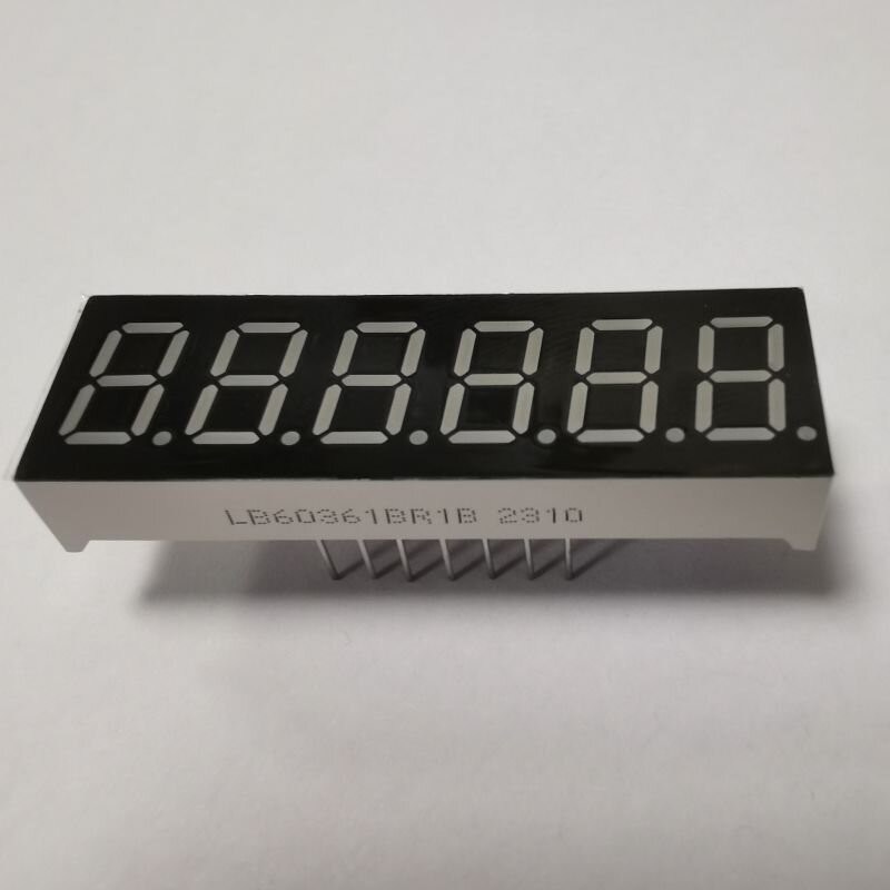 Ied Display Instrument Ice Blue 6-digit 0.36-inch 7 Segment LED Display, Widely Used for ...