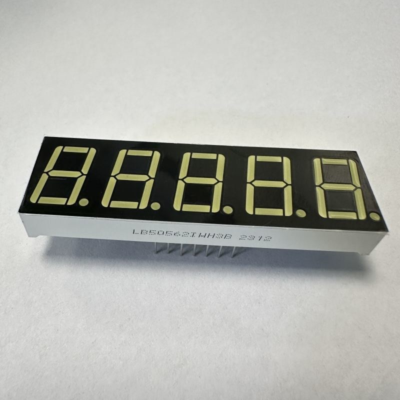 0.56inch 5-Digit Ultra Bright White 7 Segment LED Display Common ...
