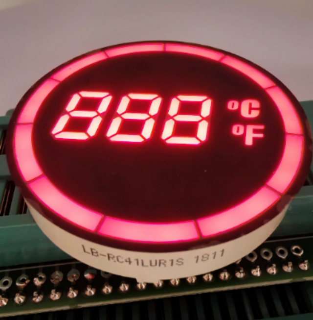 IP54 7-Segment LED Temperature Display for Industrial Use