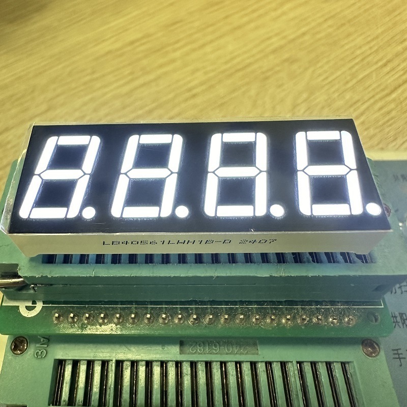 Ultra Bright White 14.2mm (0.56-Inch) 4-Digit 7-Segment Common Cathode ...
