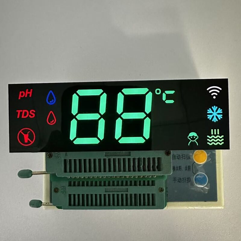 Custom 7-Segment LED Display for Water Dispensers - IP54 Rated