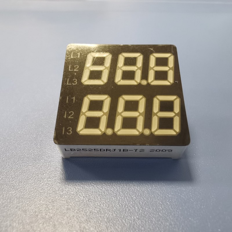 Ied Display Instrument 18mm Height 7 Segment LED Display 80mW Dual Line 4 Digits For ...