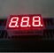 Three Digit 7 Segment Led Display Pure White Small Seven Segment Display For Electronic Device