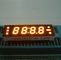 0.25 Inch Yellow Four Digit 7 Segment LED Clock Display , Small Current Drive