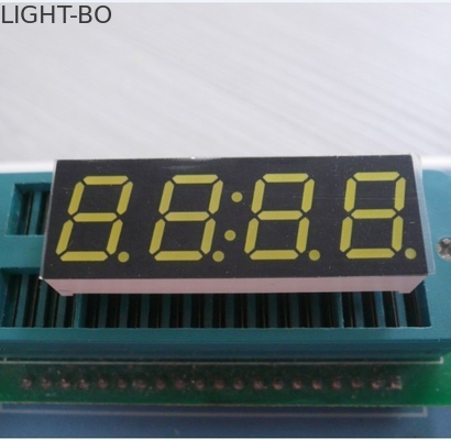 Red Yellow 4 Digit 7 Segment LED Display  For Timer Clock 500mm