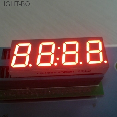 Super Green 0.56 Inch Clock LED Display , Common Anode 7 Display