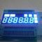 10.2mm 6 Digit 7 Segment LED Display Blue / Yellow Color Stable Performance