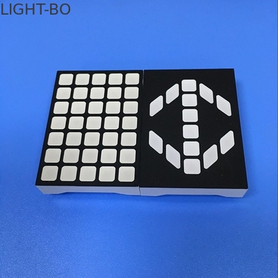 2.0 Inch Big Ultra Red Dual Arrow Led Display , Led Arrow Display