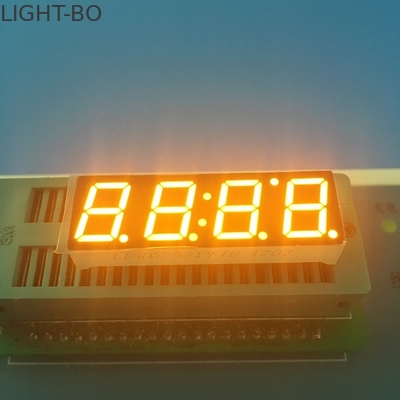 Ultra Red 0.39&quot; Led Clock Display Common Anode 4 Digit 7 Segment For Instrument Panel