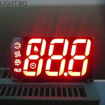 Stable Performance 3 Digit 7 Segment Custom Led Display for Refrigerator Control Panel