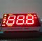 Multiplexed Triple Digit Seven Segment LED Display Ultra White For Heating / Cooling Control