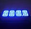 Low Power Ultra Blue 0.47&quot; 4 Digit Led 14 Segment Display Common Anode  For STB