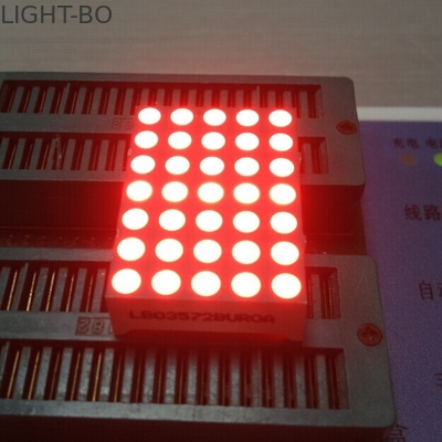 High Brightness 5x7 Dot Matrix LED Display Row Anode For Elevator Position Indicator