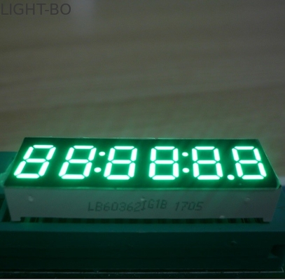 6 Digit 7 Segment LED Display , Ultra Bright White LED Clock Diplay 0.36 Inch