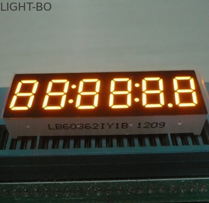 6 Digit 7 Segment LED Display , Ultra Bright White LED Clock Diplay 0.36 Inch