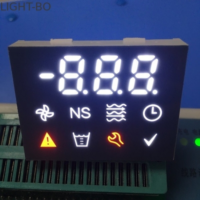 Enhanced Background Multicolor Custom LED Display For Refrigerator 0.4 Inch