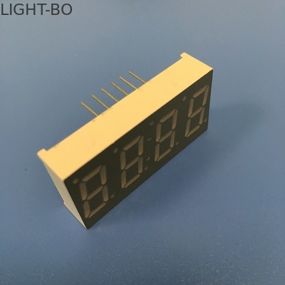 0.49 lnch 4 Digit 7 Segment Led Display Amber Color For Temperature Indicator