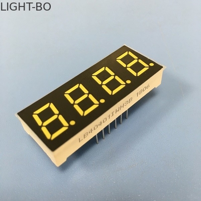 0.4 Inch Common Anode 7 Segment Display , 4 Digit 7 Segment Numeric Display