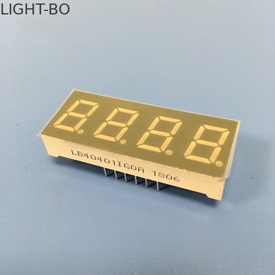 Pure Green 7 Segment LED Display 0.4 Inch 4 Digit High Luminous Intensity