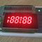 4 Digit 7 Segment Numeric Display Ultra Red 10.7mm Character Height For Gas Cookers