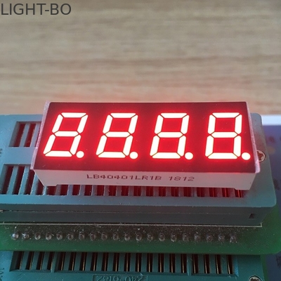 0.4 Inch Multi Color 7 Segment Display Common Cathode Temperature Indicator Applied