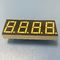 0.56&quot; Common Anode 7 Segment Led Display Yellow Segments Black Surface IC Compatible
