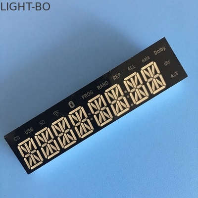 Bluetooth Audio Alphanumeric Led Display 8 Digit 14 Segment Ultra Red Easy Mounting