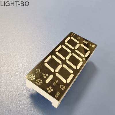 Triple Common Anode 100mcd 17mm 7 Segment LED Display