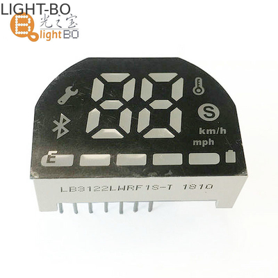 Common Cathode 15mA 70mcd 7 Segment Display Module For Electric Scooter