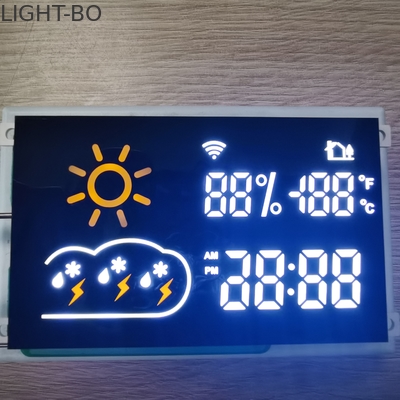 ROHS 80mcd 7 Segment LED Display For Weather Forecast Module