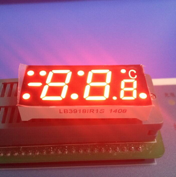 SGS Red 7 Segment Led Display For Digital Temperature Controller ...