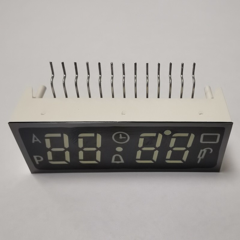 7 Segment LED Display 4 Digit Ultra White Common Anode for Built-in ...