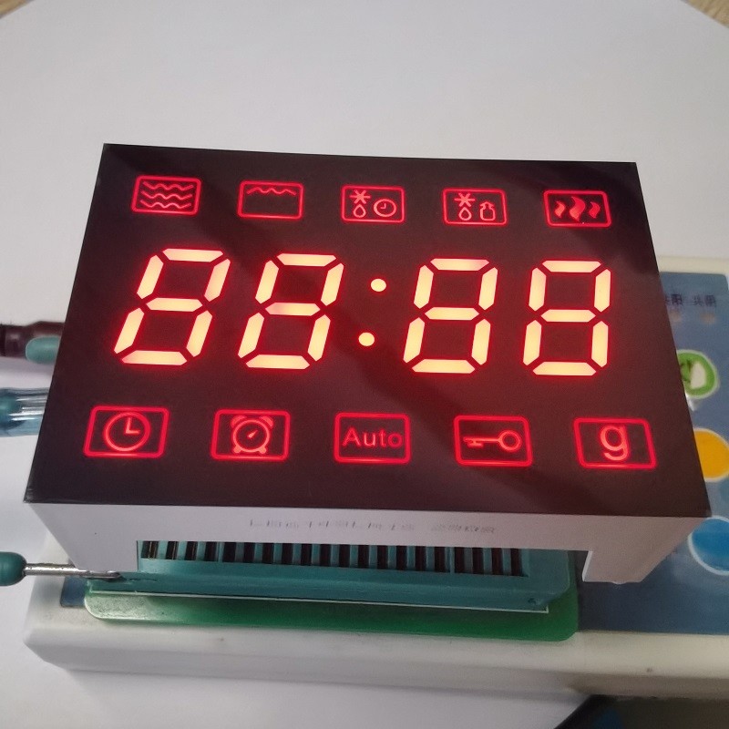 Red Micro Display Module Ultra Bright Red 7 Segment LED Display 4 Digit for Microwave