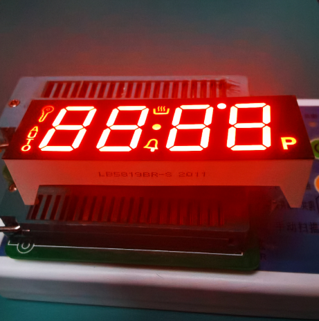 Red Thread Display Timer Ultra Red 4 Digit 7 Segment LED Display Common Anode for oven timer ...