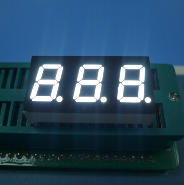 Triple Digit 0.4inch 7 Segment LED Display Common Cathode Ultra Bright ...