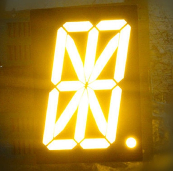 1 Single Digit 16 Segment Alphanumeric Numeric LED Display Low Current ...