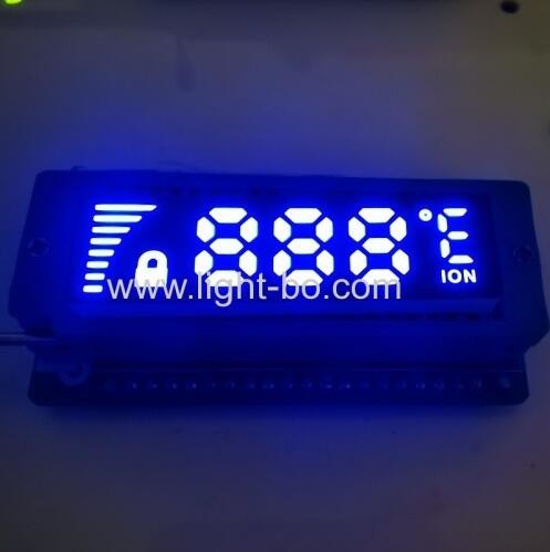 Ultra Thin Customized White Color 7 Segment LED Display Common Anode ...