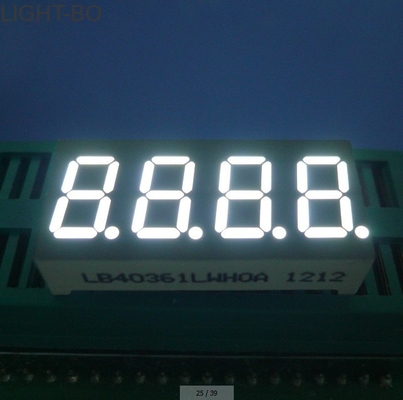Good price RoHS Four Digit 7 Segment  Common Cathode Led Display White 0.36 Inch online
