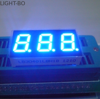 Ultra Bright Blue 7 Segment numeric led display 3 Digit Common Anode